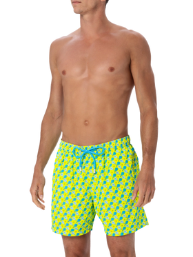 Herren-Badeshorts aus leichtem Stoff Lighting Micro Fantasy mit Padel-Aufdruck