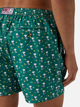Green Lighting Micro swim shorts with Snoopy tennis print | Special Edition