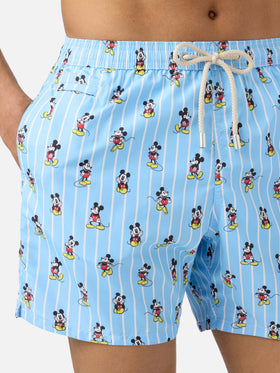 Striped Lighting Micro swim shorts with Mickey Mouse print | Special Edition