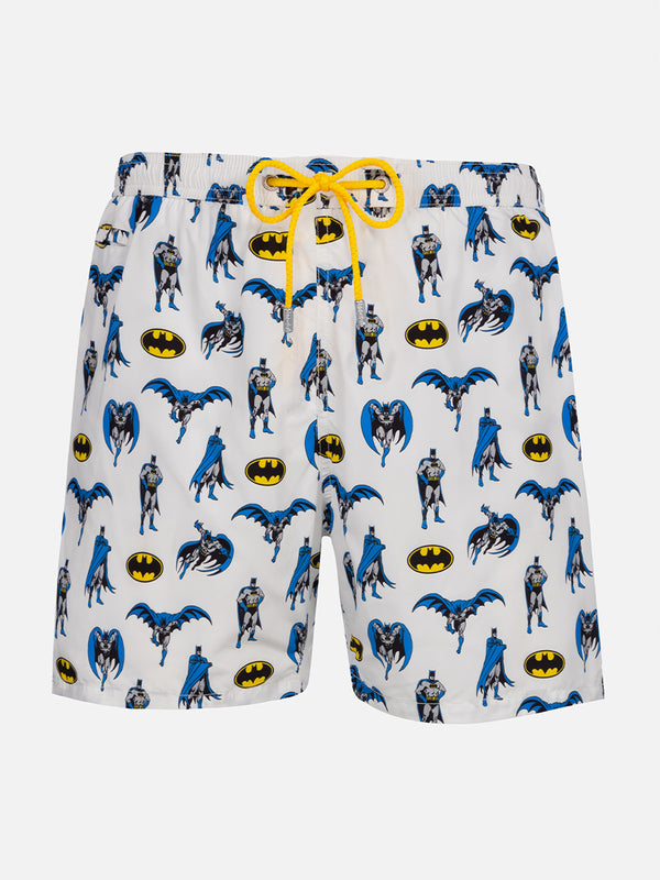 Man lightweight fabric swim-shorts Lighting Micro Fantasy with  Batman print | BATMAN SPECIAL EDITION