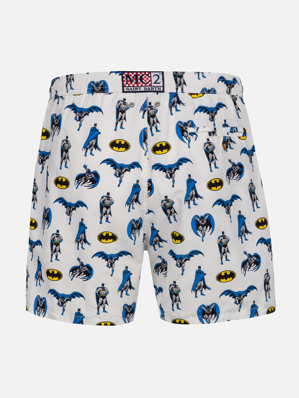 Man lightweight fabric swim-shorts Lighting Micro Fantasy with  Batman print | BATMAN SPECIAL EDITION