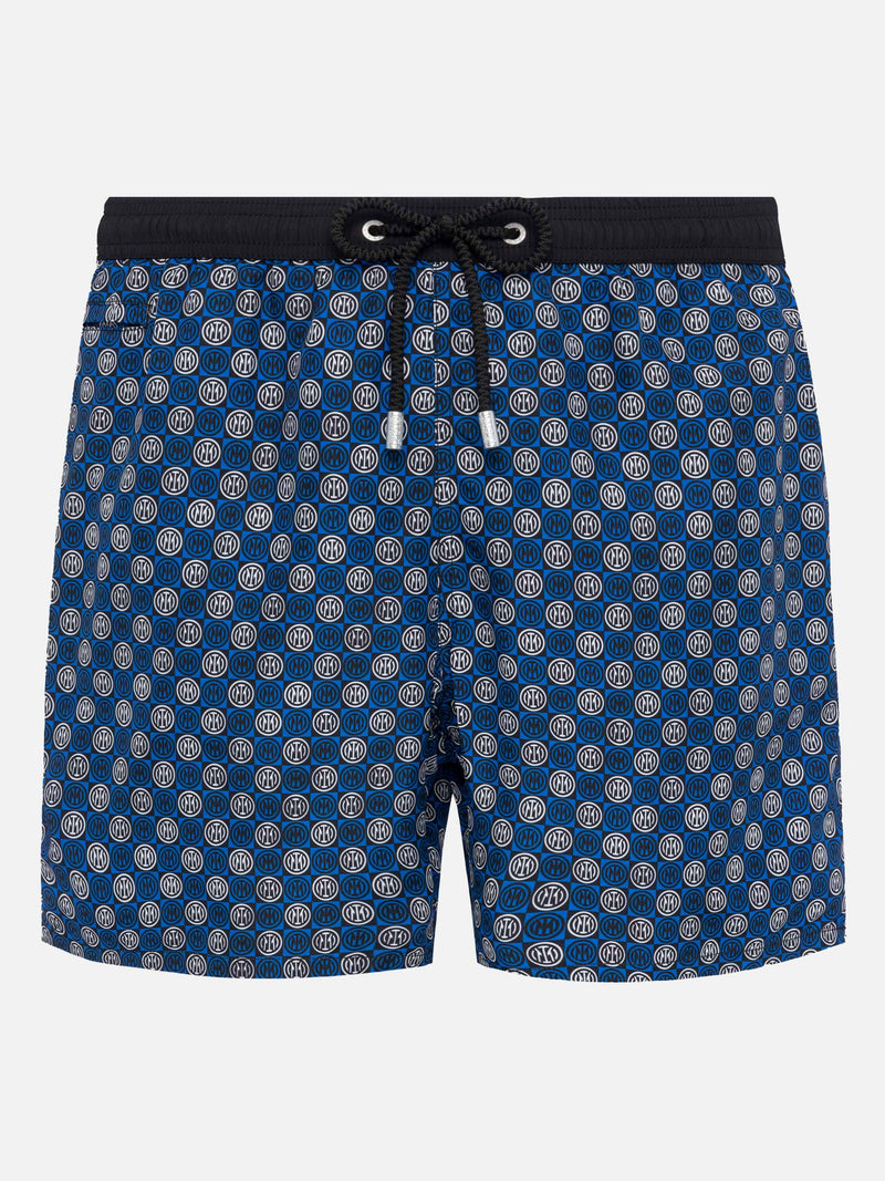 Lightweight fabric swim shorts Lighting with Inter print | INTER FC SPECIAL EDITION