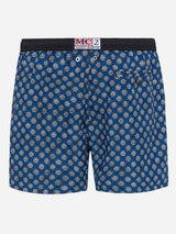 Lightweight fabric swim shorts Lighting with Inter print | INTER FC SPECIAL EDITION