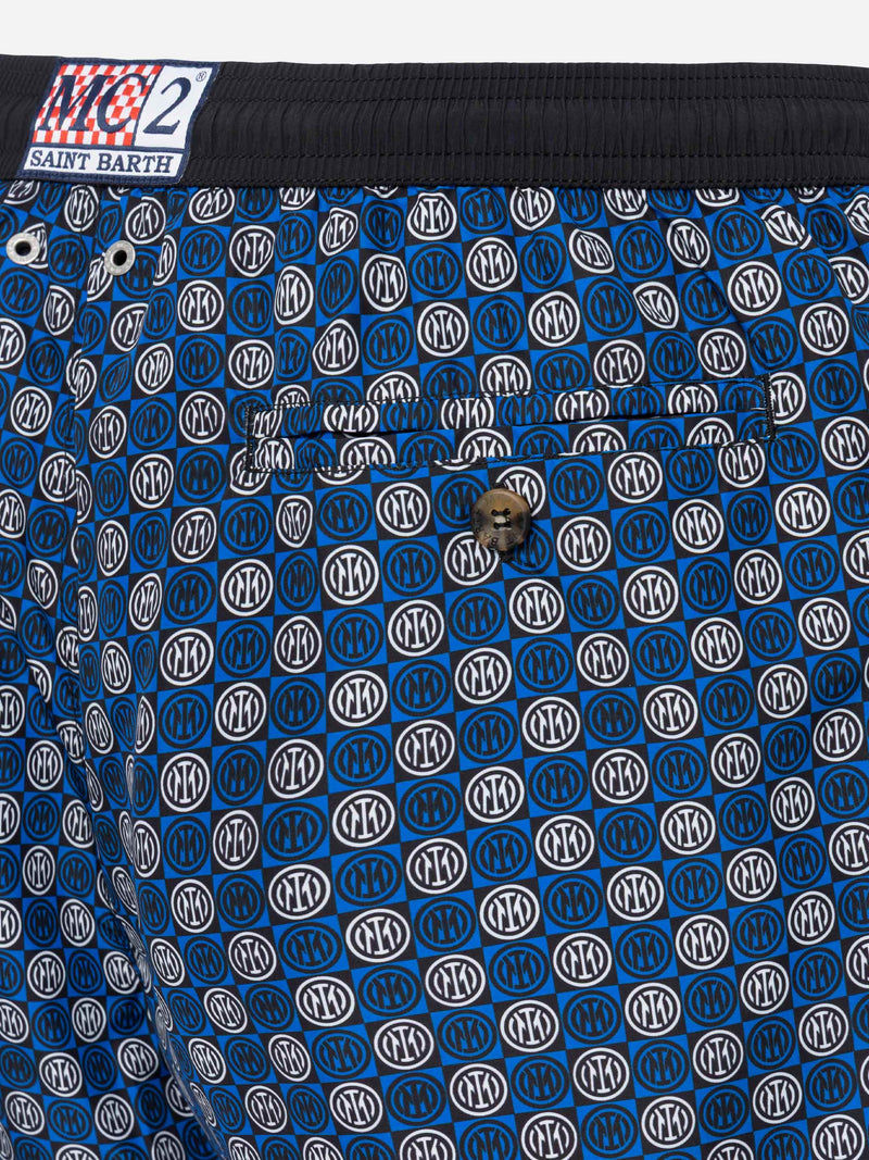 Lightweight fabric swim shorts Lighting with Inter print | INTER FC SPECIAL EDITION