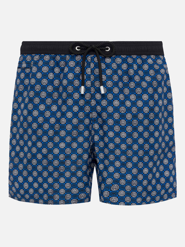 Lightweight fabric swim shorts Lighting with Inter print | INTER FC SPECIAL EDITION