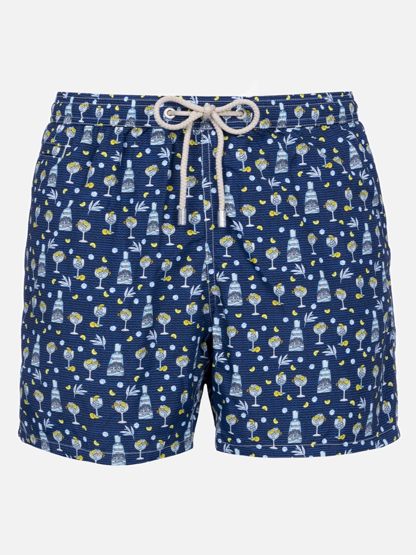 Herren-Badeshorts aus leichtem Stoff Lighting Micro Fantasy mit Gin Mare-Aufdruck | GIN MARE SONDEREDITION
