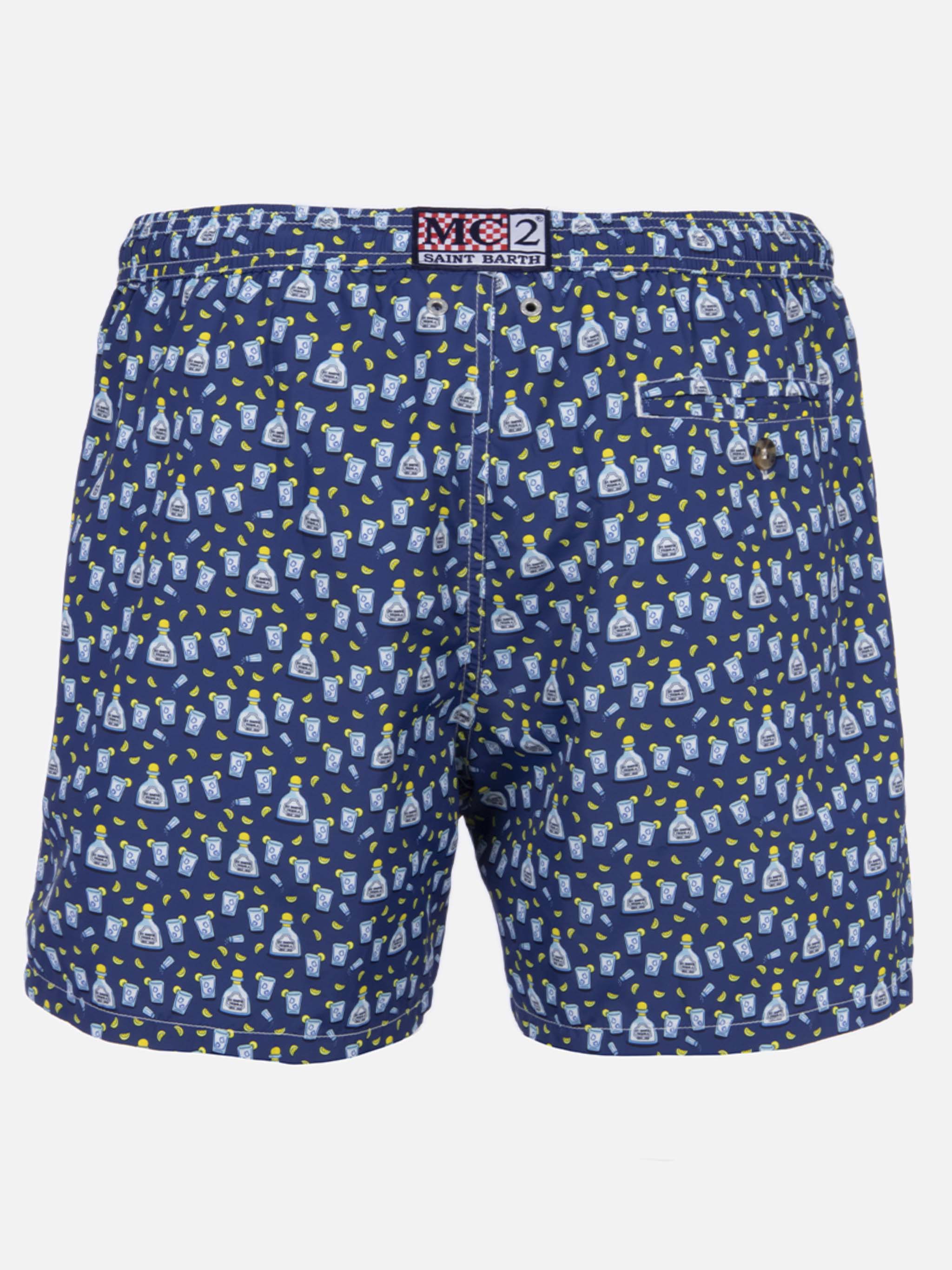 水着 MC2 SAINT BARTH Men Swim Pants LIG0003 00081H PALM PLANE 61 Men's costume with print lig0003 Vespa-Celeste | Caposerio.com