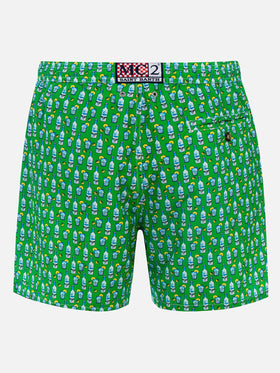 Herren-Badeshorts aus leichtem Stoff Lighting Micro Fantasy mit Tequila-Aufdruck