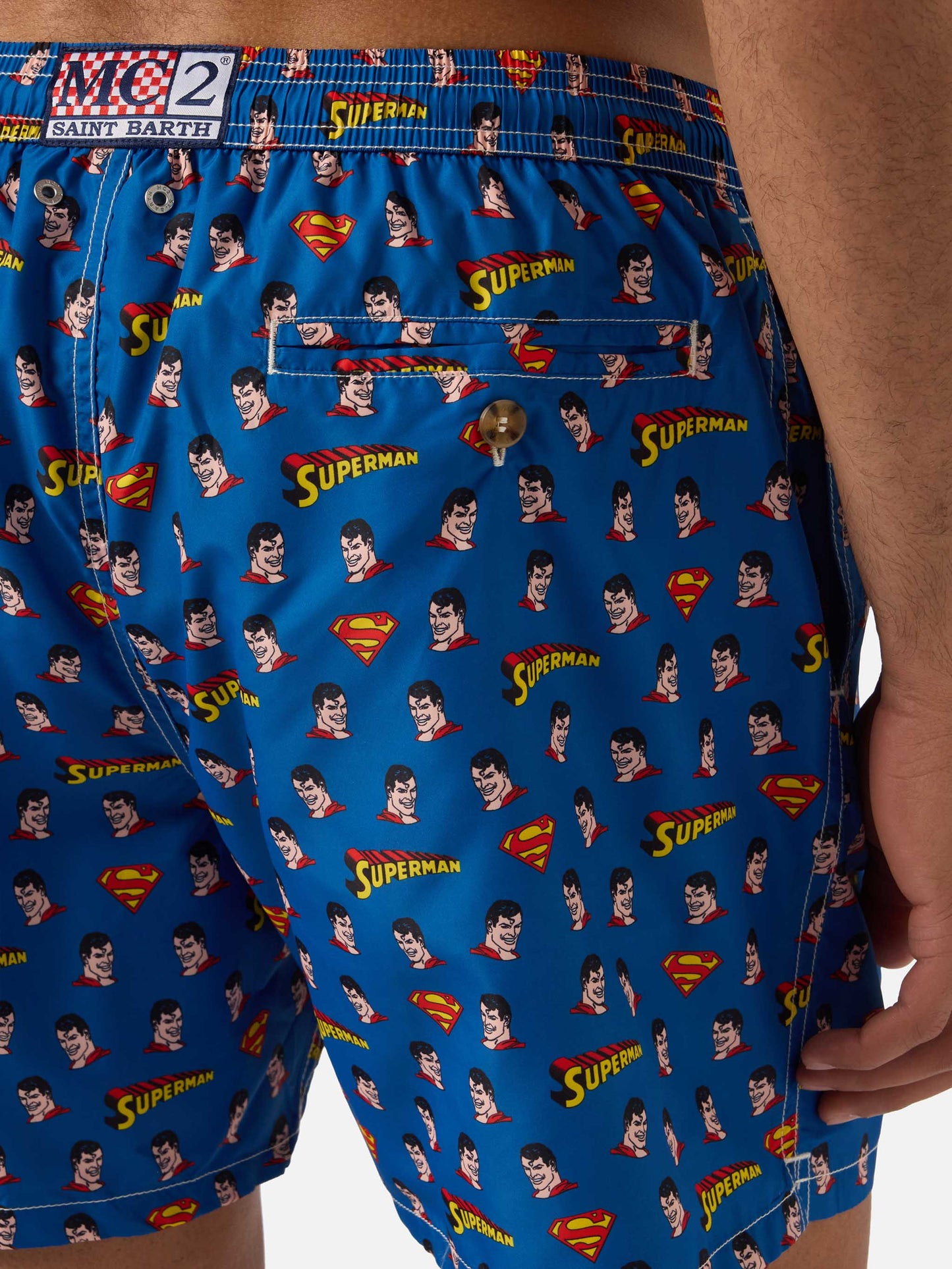 Costume mare Lighting Micro navy con stampa Superman | Special Edition