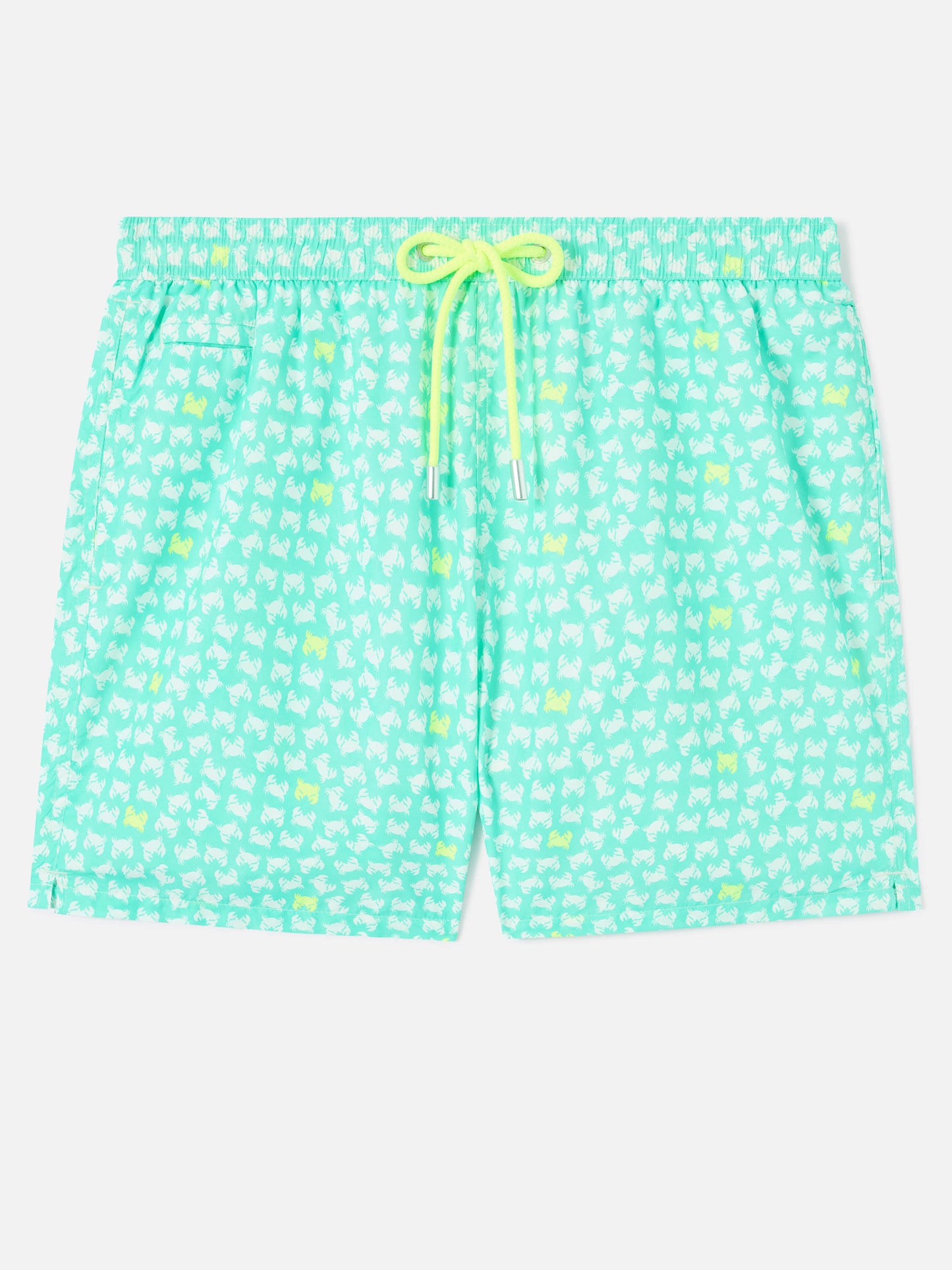 Short de bain à imprimé crabe jaune Lighting 