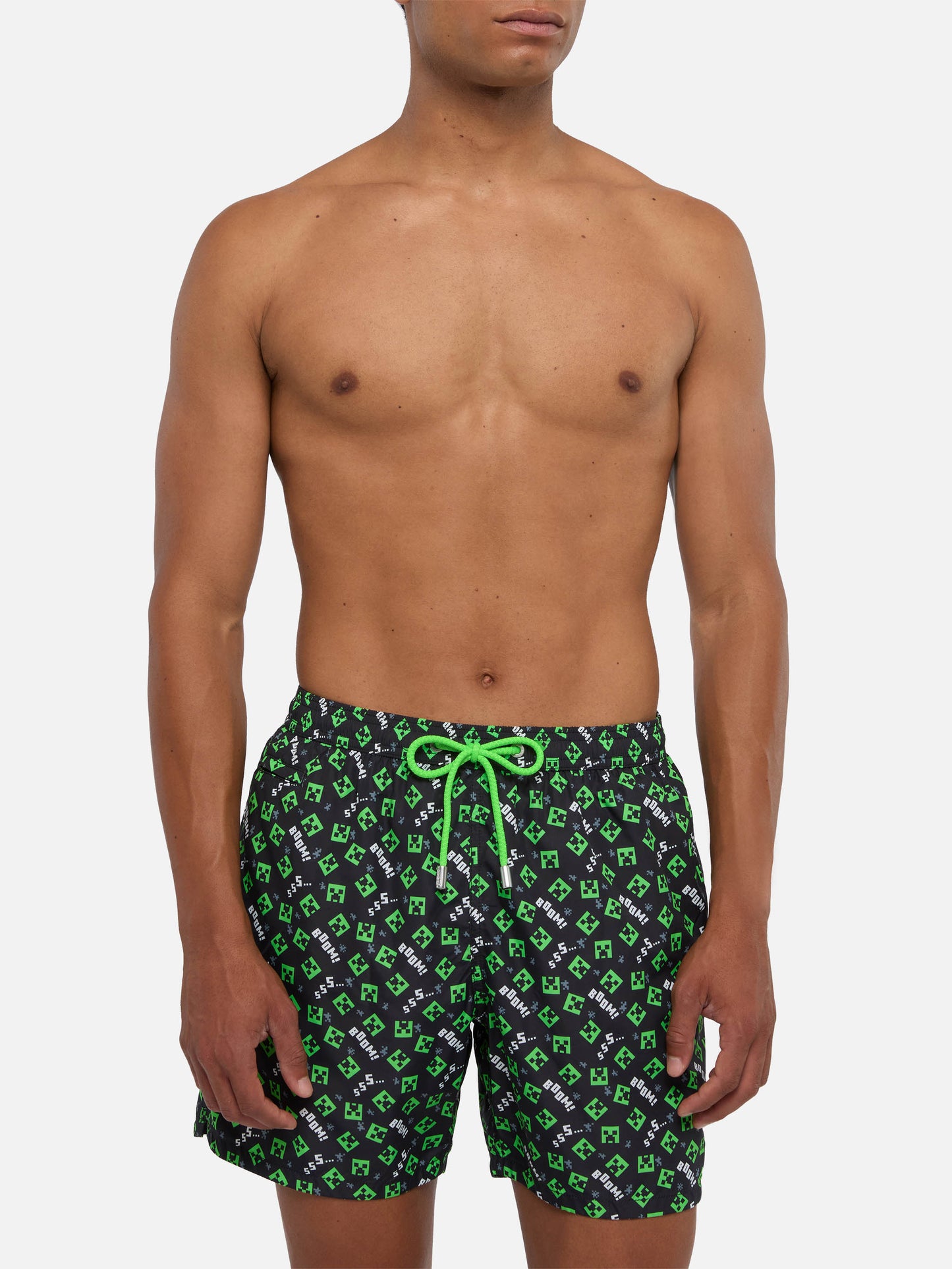 Badeshorts aus leichtem Stoff „Lighting“ mit Minecraft-Aufdruck | MINECRAFT® SPECIAL EDITION