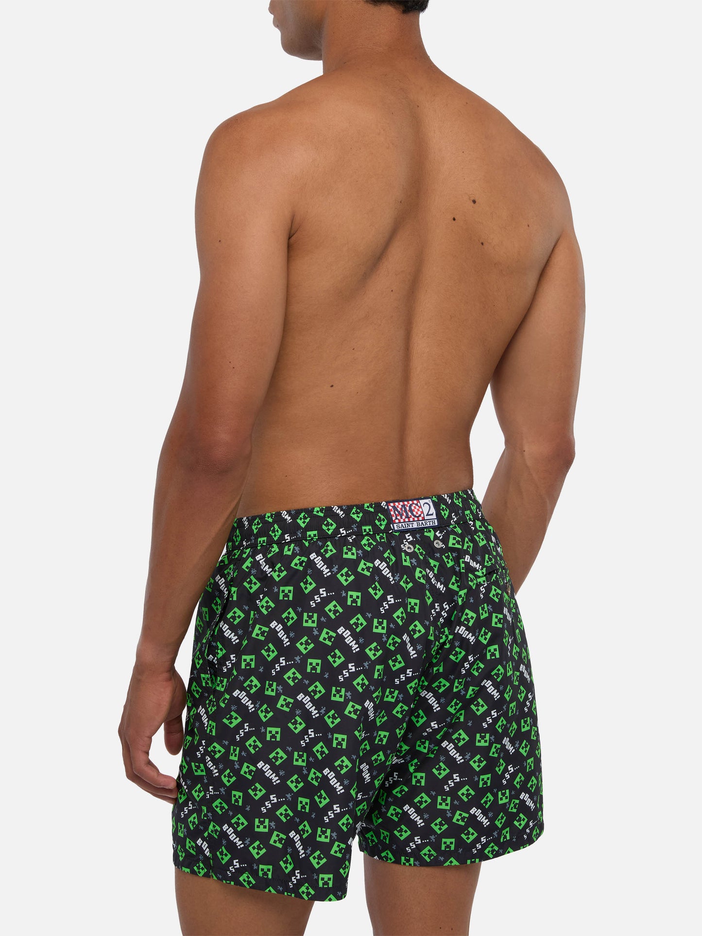 Badeshorts aus leichtem Stoff „Lighting“ mit Minecraft-Aufdruck | MINECRAFT® SPECIAL EDITION