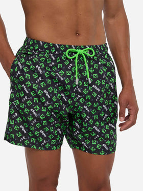 Badeshorts aus leichtem Stoff „Lighting“ mit Minecraft-Aufdruck | MINECRAFT® SPECIAL EDITION