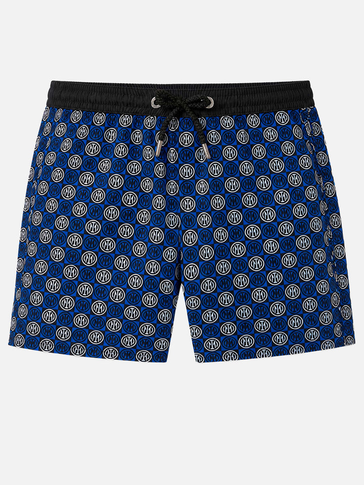 Lightweight fabric swim shorts Lighting with Inter print | INTER FC SPECIAL EDITION