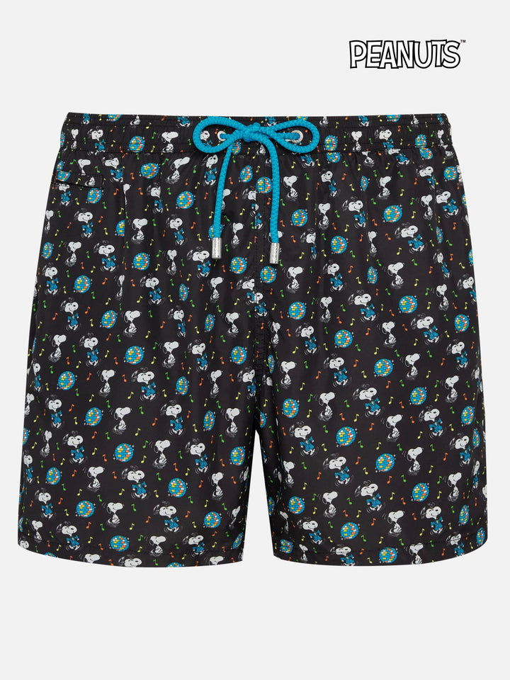 Costume da bagno da uomo in tessuto leggero con stampa Snoopy| Edizione speciale Peanuts®