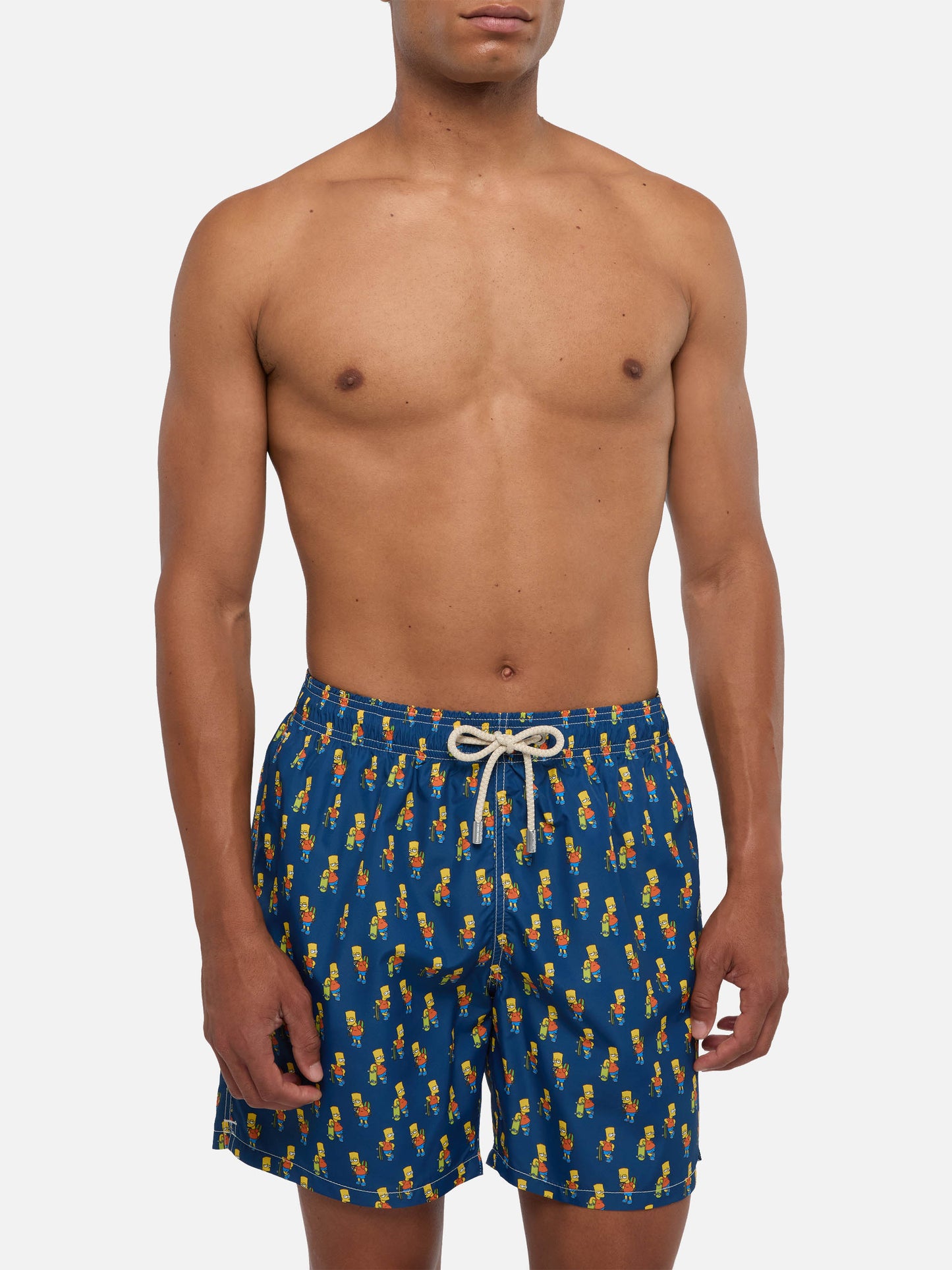 Costume da bagno da uomo in tessuto leggero con stampa skater Bart | EDIZIONE SPECIALE DEI SIMPSON