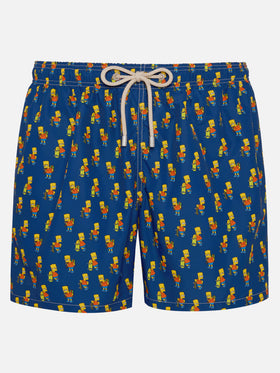 Costume da bagno da uomo in tessuto leggero con stampa skater Bart | EDIZIONE SPECIALE DEI SIMPSON