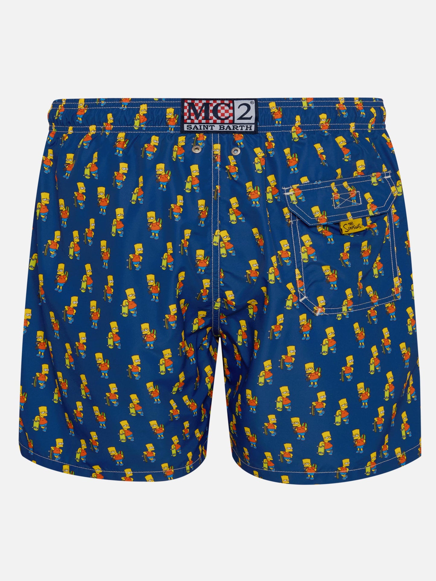 Costume da bagno da uomo in tessuto leggero con stampa skater Bart | EDIZIONE SPECIALE DEI SIMPSON