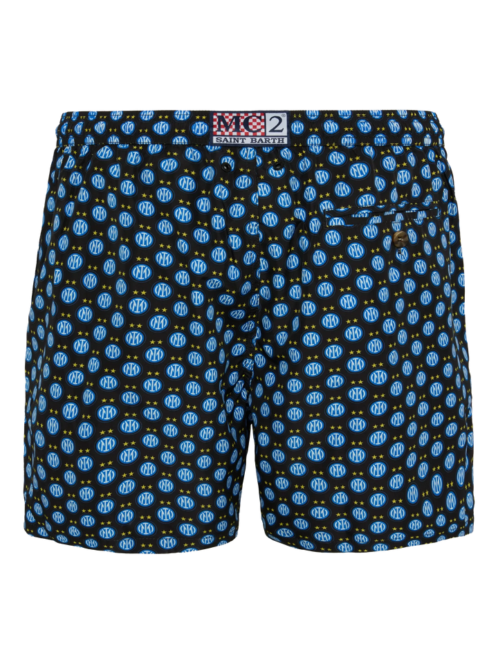 Lightweight fabric swim shorts Lighting with Inter print | INTER FC SPECIAL EDITION