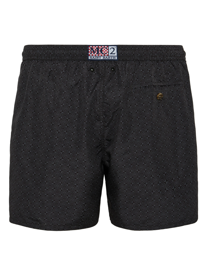 Lightweight fabric swim shorts Lighting with Inter print | INTER FC SPECIAL EDITION