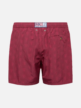 Leichte Badehose aus Lightning-Material mit Torino-Print | TORINO FC SPECIAL EDITION