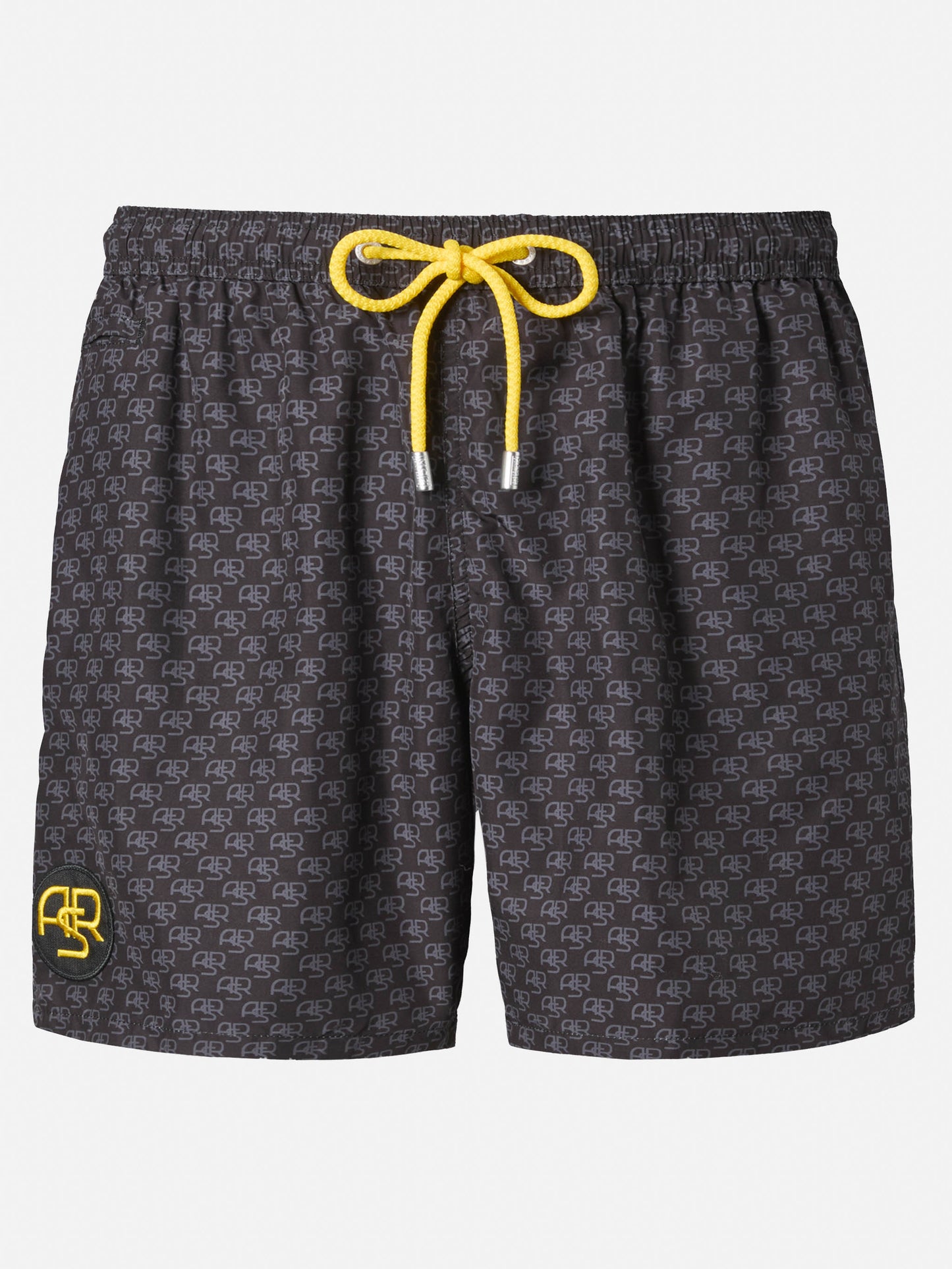 Lightweight fabric swim-shorts Lighting with Roma print | AS ROMA SPECIAL EDITION