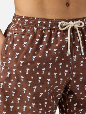Costume mare Lighting Micro marrone con stampa Snoopy | Special Edition