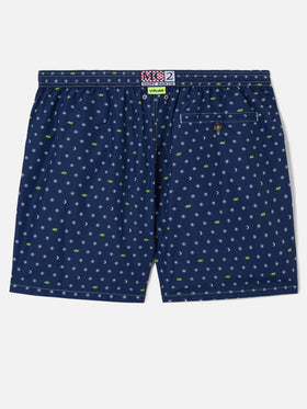 Costume mare Lighting Micro blu navy con stampa VR46 | VR46 SPECIAL EDITION