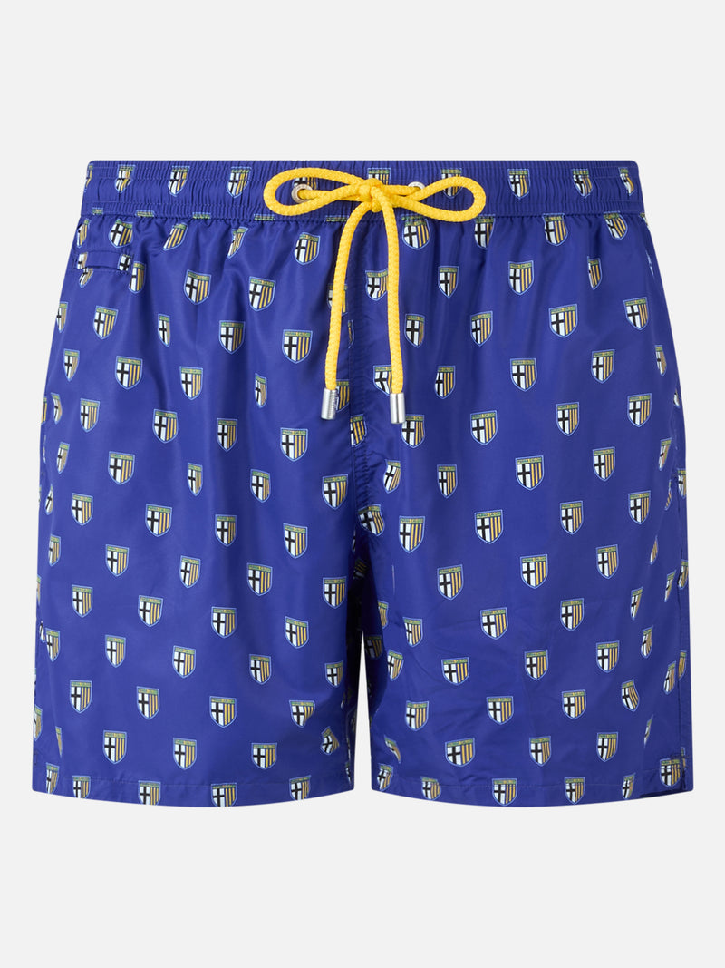 Badeshorts aus leichtem Stoff für Herren mit Parma-Logo-Aufdruck | PARMA CALCIO SPECIAL EDITION