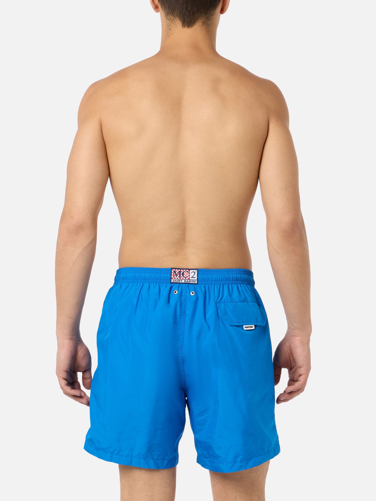 Badeshorts für Herren aus leichtem Stoff in Bluette Lighting Pantone | PANTONE® SPECIAL EDITION