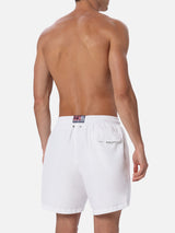 Man lightweight fabric white swim-shorts Lighting Pantone | PANTONE SPECIAL EDITION