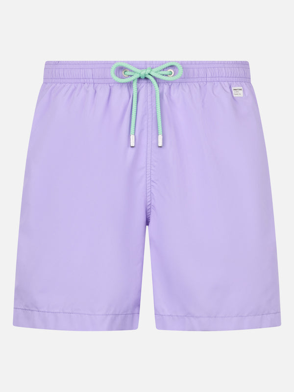 Man lightweight fabric lilac swim-shorts Lighting Pantone | PANTONE SPECIAL EDITION