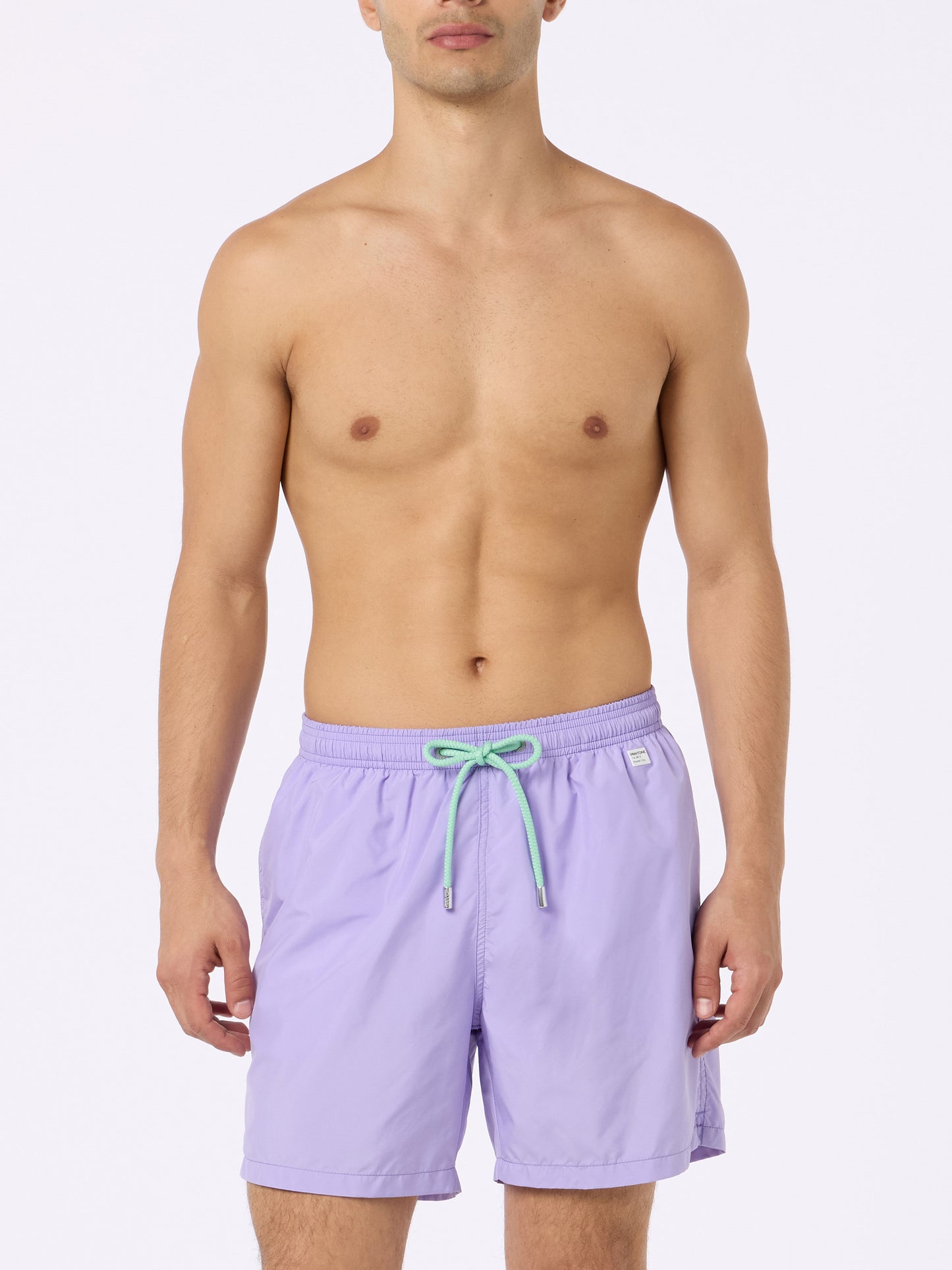 Lila Badeshorts für Herren aus leichtem Stoff Lighting Pantone | PANTONE® SPECIAL EDITION