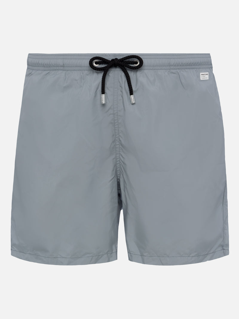 Graue Badeshorts aus leichtem Stoff Lighting Pantone | PANTONE® SPECIAL EDITION