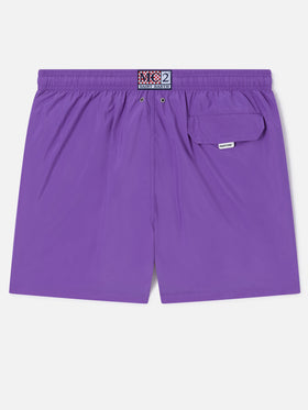 Lila Badeshorts aus leichtem Stoff Lighting Pantone | PANTONE® SPECIAL EDITION