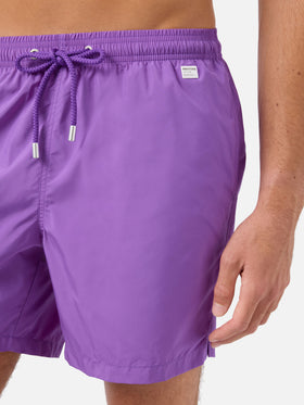 Leichte Badehose aus Stoff in Violett Lighting Pantone | PANTONE® SPECIAL EDITION 