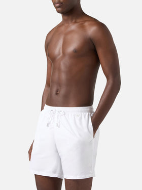 Lighting Pantone swim shorts in solid white | Special Edition