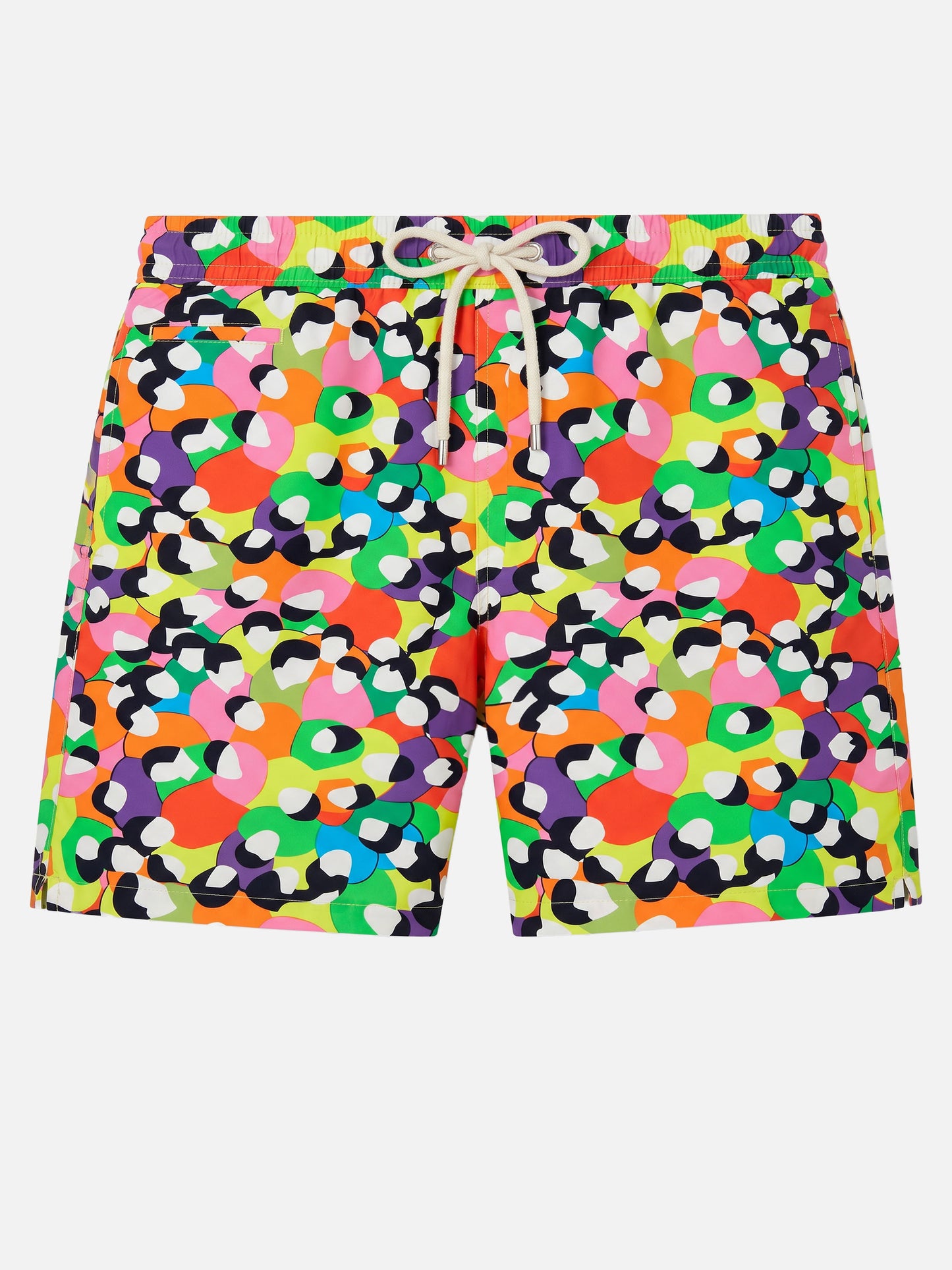 Shorts mare Lighting multicolor con stampa astratta | Special Edition