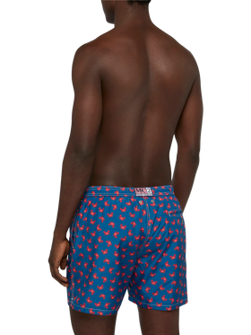 Lightweight fabric swim-shorts Lighting 70 with crabs print