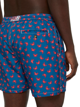 Lightweight fabric swim-shorts Lighting 70 with crabs print