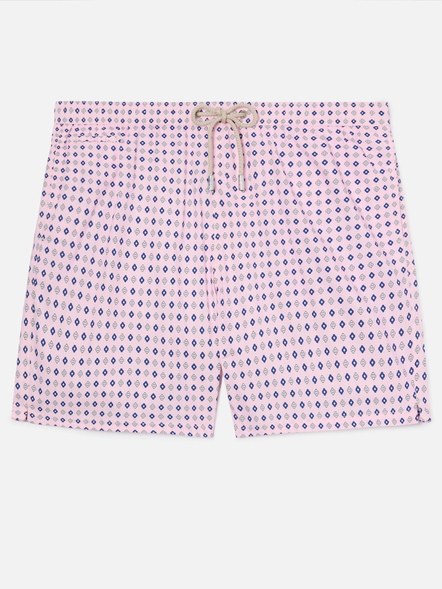 Pink Lighting Micro swim shorts with all-over geometric print