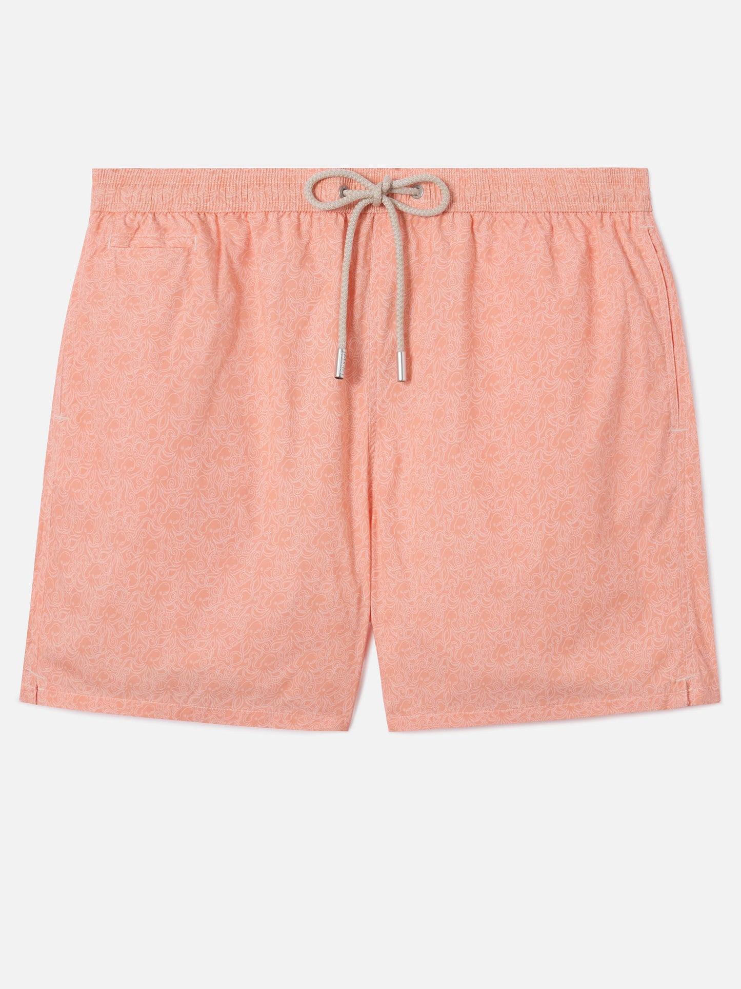 Orange Lighting Micro swim shorts with all-over octopus print
