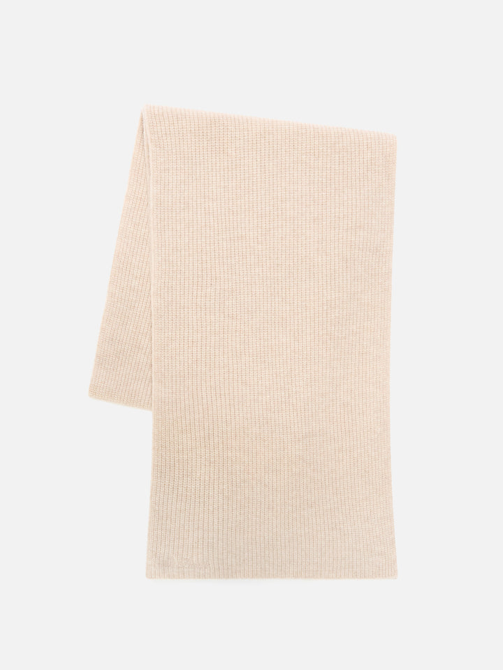 Écharpe Lina en laine beige 
