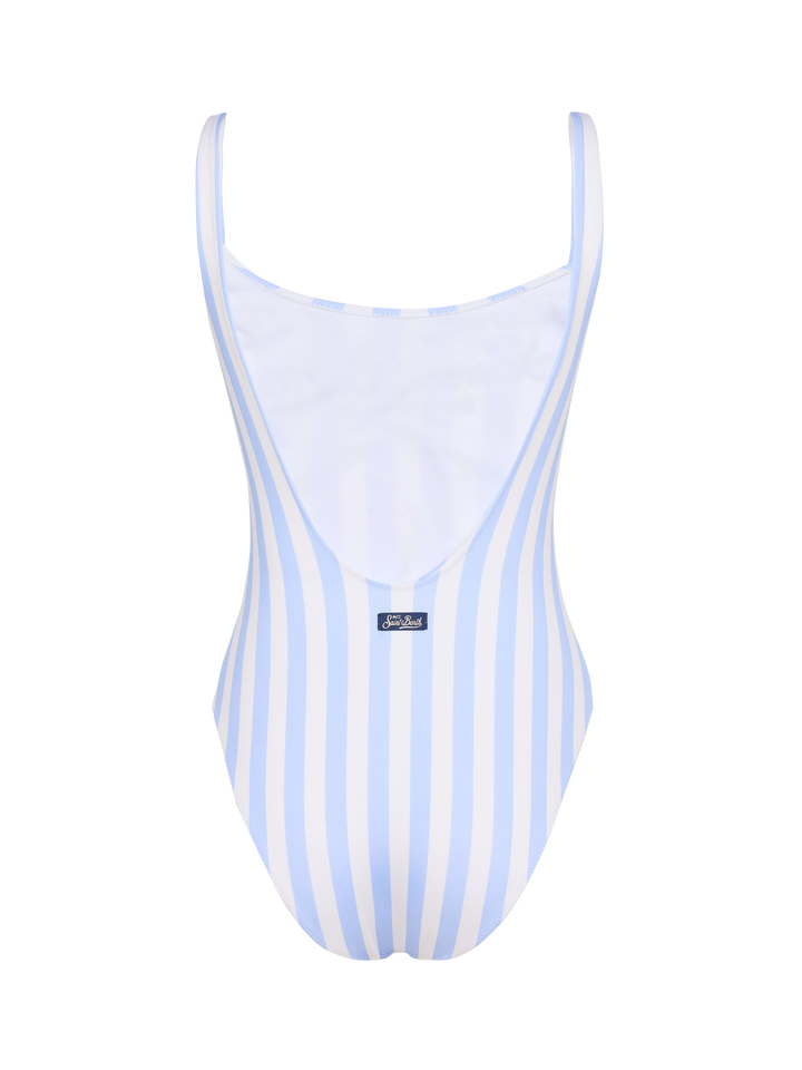 Costume intero Lora con stampa a righe