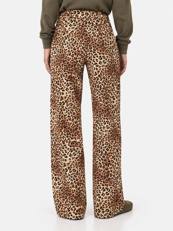 Lisbeth leopard corduroy pants