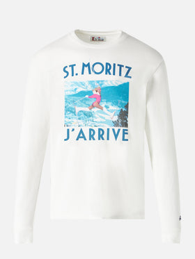 T-shirt Lyon maniche lunghe con stampa