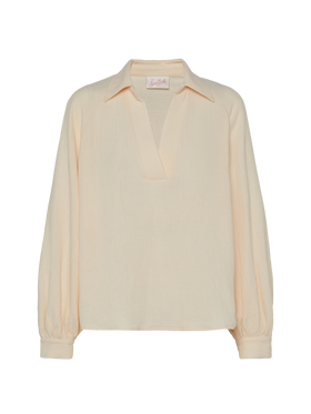 Maira off-white muslin blouse