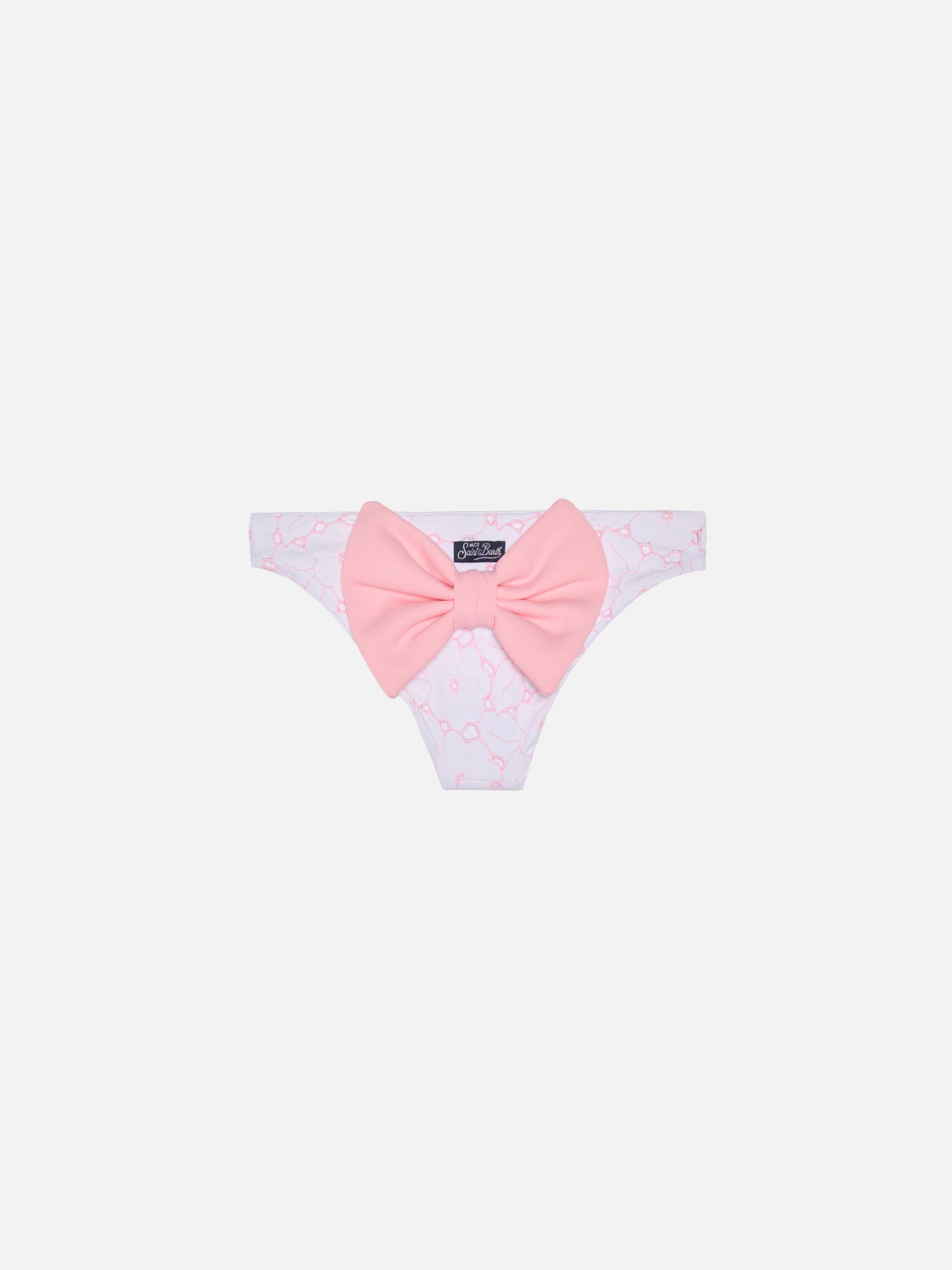 Girl swim briefs with bow - MC2 Saint Barth