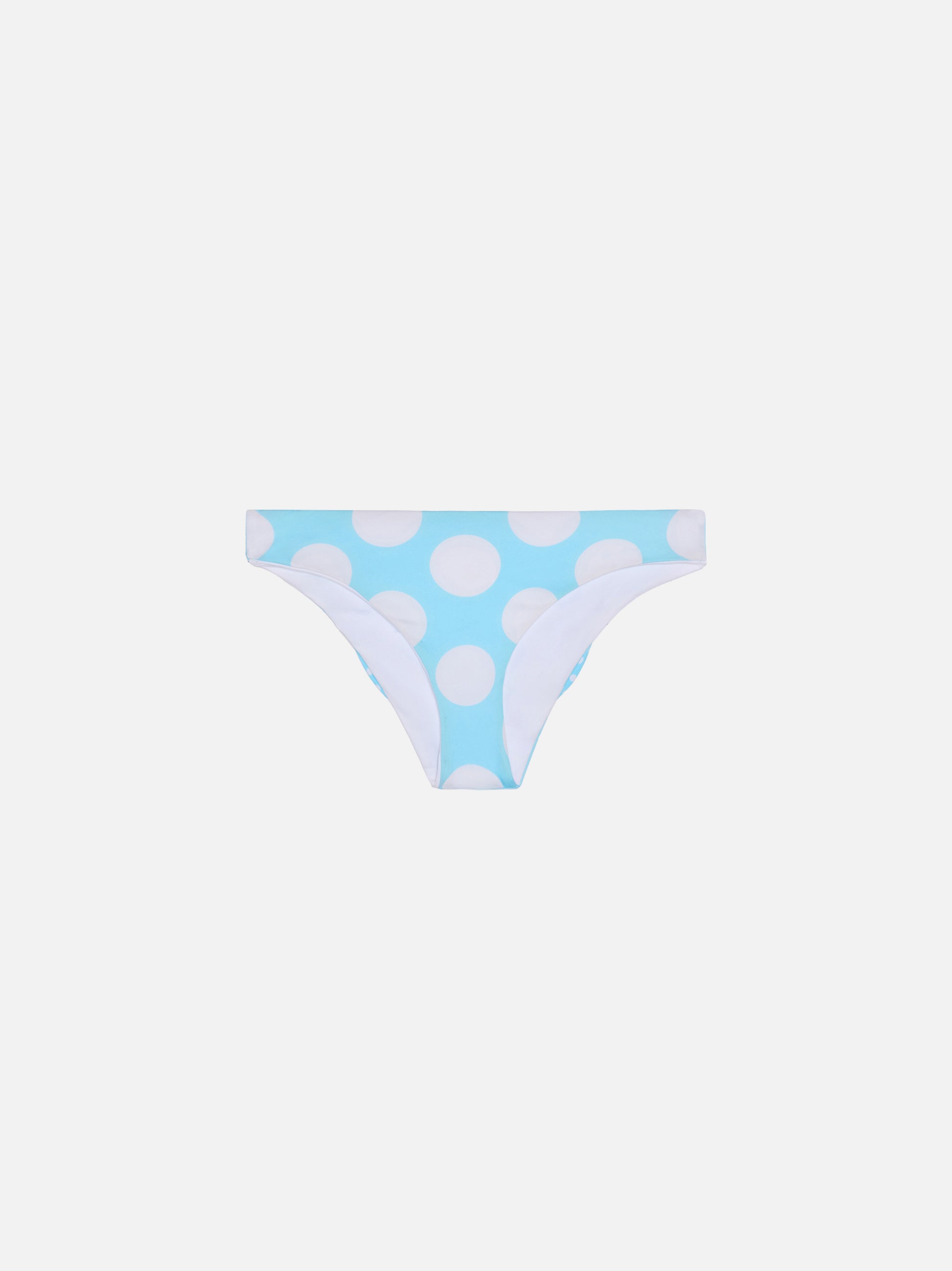 Girl swim briefs with light blue bow - MC2 Saint Barth