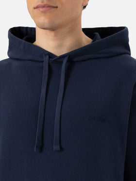 Cotton hooded sweatshirt Manhattan with St. Barth embroidery - MC2 Saint Barth
